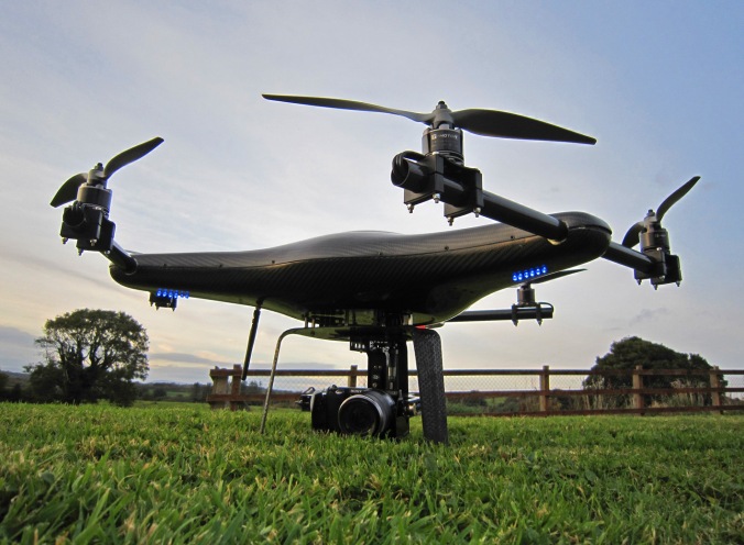 Versa X6 hexacopter for aerial photography and video